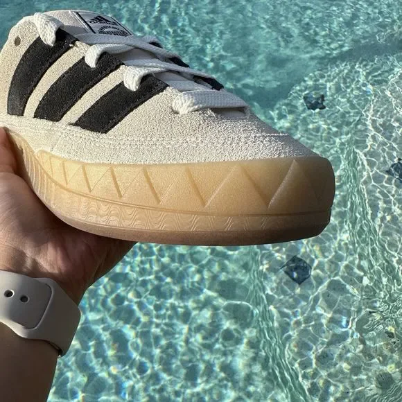 MEN'S Adidas Adimatic Low Sneaker Off White IE2226 - Picture 6 of 10